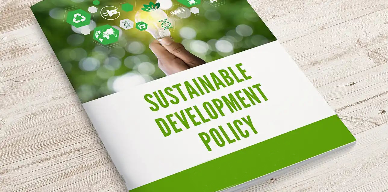 rapport Sustainable development policy